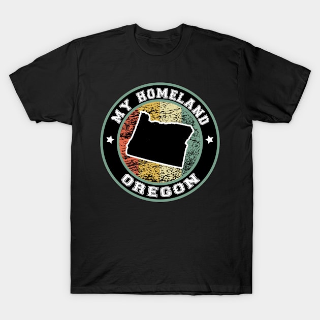 Homeland Oregon state USA vintage T-Shirt by LiquidLine